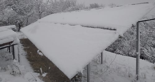 solar snow