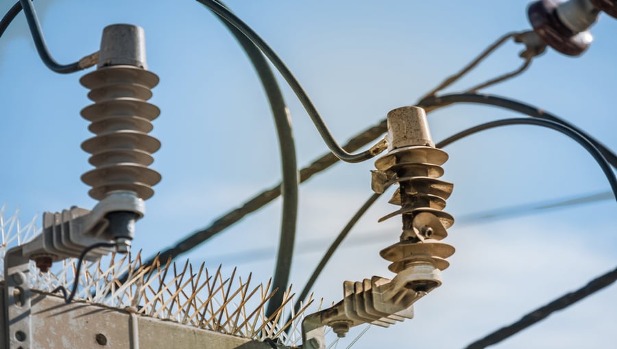 Transformer damage due to lightning