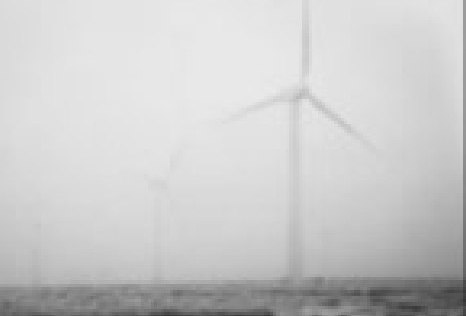 Wind turbine in freezing fog Wind turbine in freezing fog